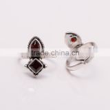 GARNET TOE RING ,925 sterling silver jewelry wholesale,WHOLESALE SILVER JEWELRY,SILVER EXPORTER,SILVER JEWELRY FROM INDIA