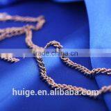 2015 China Supplier Gold Jewellery Long Fashion Chain & Coffee Gold Plated Link Chain thumbnail-5