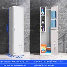 Waterproof & Rust-Resistant Commercial Janitorial Cabinet | With Adjustable Shelves and Ventilation Holes | for Schools thumbnail-5