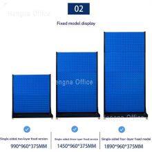 Freestanding Pegboard Tool Rack | Space Saving Home Garage Organizer System For DIY Basement Workshop thumbnail-2