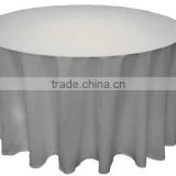 restaurant round polyester table cloth