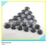 Dome Metal Octagonal Studs Iron on Flatback Black Aluminum Rhinestuds thumbnail-1