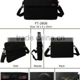 Promotional high quality hot sale special fashion Luxuary business Men Laptop bag black polyester factory price