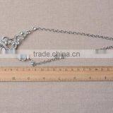 New Wedding Bride Rhinestone Crystal Necklace Set Wholesale thumbnail-2