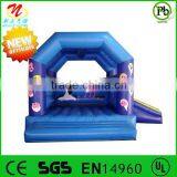 2014 Blue Lovely Inflatable Princess Bouncer Inflatable Princess Jumping Castle thumbnail-1