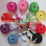 Factory Supply Noodles V8 Micro Usb Cable for Samsung HTC LG SONG thumbnail-4