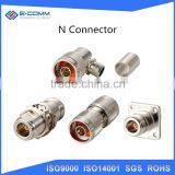 RF Coaxial N Male Connector For Feeder Cable Clamp RF Connector