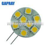 Top Quality Side-Pin 5050 SMD 12V LED G4 Pure White thumbnail-1