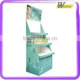3 Tiers Advertising Display Stands for Supermarket and Hotel Chain Cardboard Advertising Display Stands