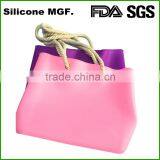 Shierin Silicone Rubber Waterproof Women Fashion Handbags With Rope Handle thumbnail-3