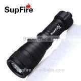 SupFire D4 Rechargeable Lithium Battery Camping Waterproof IP68 Diving Flashlight