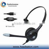 Professional Wired Call Center Computer Headset With USB Cord HSM-600RPQDUSBC thumbnail-1