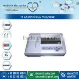 6 Channel Digital Electrocardiograph ECG