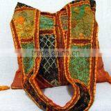 Gorgeous Simple and Bohemian Luxuries Women's Hobo Shoulder Bags,Ethnic Square Line Shoulder Handbags thumbnail-1