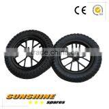47cc 49cc BLACK FRONT + REAR MINIMOTO MINI DIRT BIKE WHEELS TYRES 12.5 x 2.75 thumbnail-1