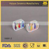 Ceramic Condiment Set, Decorative Salt and Pepper Shakers thumbnail-1