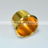 glass and drink holder gold plating
