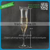 Boutique transparent glass champagne cup goblet classic sparkling wine goblet wedding