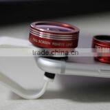 High Quality Full Screen 0.67x Wide Angle Macro+ 180 Degree Fisheye 3 in 1 Camera Lens