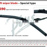 S590 New arrival heated car wiper blade for European car special wiper blade