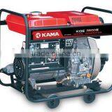 KAMA 3.75kva DC Output Single Phase Small Diesel Generator for Sale