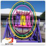 Amusement Park Human Gyroscope , Outdoor Children Rides Amusement Park Space Ball thumbnail-1