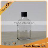 New Design 200ml Glass Wine Bottle With Flat Shape thumbnail-1