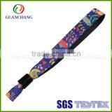 Imprinting Colored Recycled Woven Event Wristbands Plastic thumbnail-3