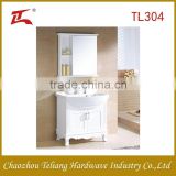 Off price modern waterproof white bathroom vanity cabinet