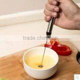 Milk Frother,electric Stainless Steel Milk Frother,battery Operated Hand Blender,mixer Blender, Electrical Coffee Mix, thumbnail-2