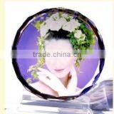 new design glass photo frame for wedding & home decoration