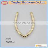 New Arrival Light Gold Metal Simple Bag Decoration Accessory for Briefcase thumbnail-1