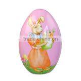 2016 Cute Egg Shape Metal Candy Tin Box Easter Gift Tin Can thumbnail-3