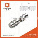 Iron Chrome Plated Plated Double Glass Shelf Support