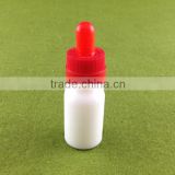 15ml white porcelain bottles for e liquid with childproof cap