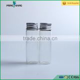 10ml screw small glass vial glass tube bottle with aluminum cap