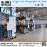 High Density Storage Double Deep Pallet Warehouse Steel Shelving