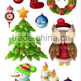 Christmas Day Children's Gift Shining Adhesive DIY Sticker thumbnail-3