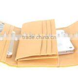 Purse High Quality PU Bright Yellow Wallet thumbnail-6