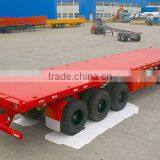 Factory Direct Sale 3 Axle 20ft Flatbed Trailer 40ft Flatbed Semi Trailer thumbnail-5