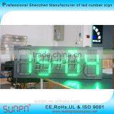 Dubai LED Outdoor Clock Temmperature Sign
