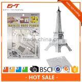 Intelligent Diy 3d Metallic Puzzle Toy World Building Model