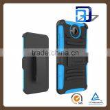 New Products 3 in 1 Holster Silicone + PC Hybrid Kickstand Handy Belt Clip Case for Microsoft Nokia Lumia 650 Cover Accessory thumbnail-3