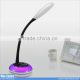 Gooseneck Led Desk LampTouch the color bar on the base to change the color of the living color light