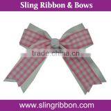 2015 Handmade Plaid Ribbon Barrettes Hair Clips For Women thumbnail-2