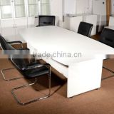 HC-M036 simple white conference wood table meeting table