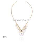 Latest Beautiful Wholesale Elegant Classical Style Charm Women Pearl Necklace thumbnail-2