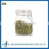 1 Liter Zibo Square Glass Jars With Lids for Jam CK09C thumbnail-2