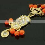 Christmas Gift Alloy Chain,acrylic Beads Indian Hair Jewelry,head Accessory thumbnail-4