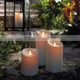 2014 hot sale flameless moving wick led candle